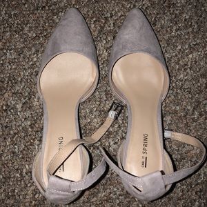 CUTE lavender suede heels!!!